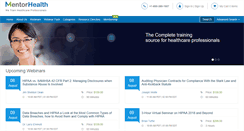 Desktop Screenshot of mentorhealth.com